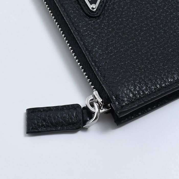 PRADA 黒 レザー コインカードケース PRADA プラダ サフィアーノ レザー カードケース (PRADA/コイン