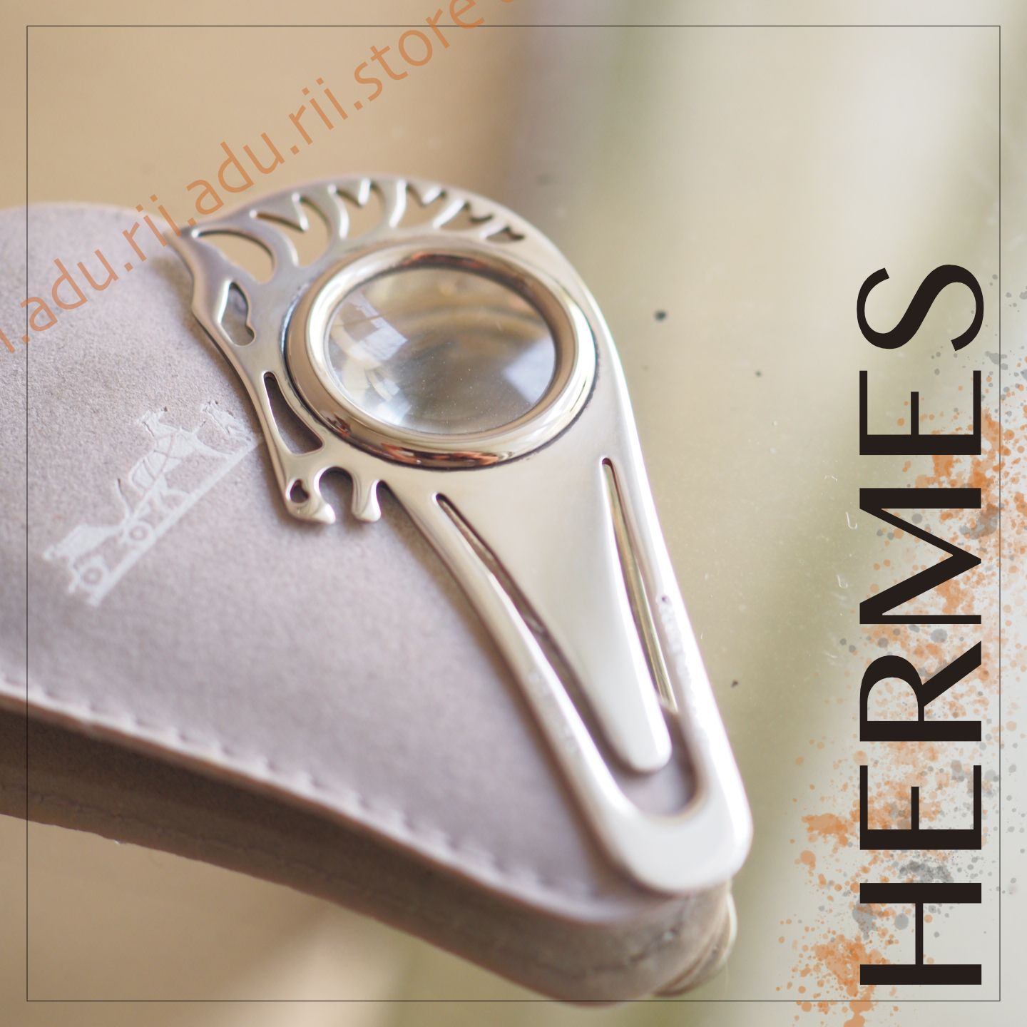 HERMES エルメス ルーペ ブックマーカー しおり - 小物