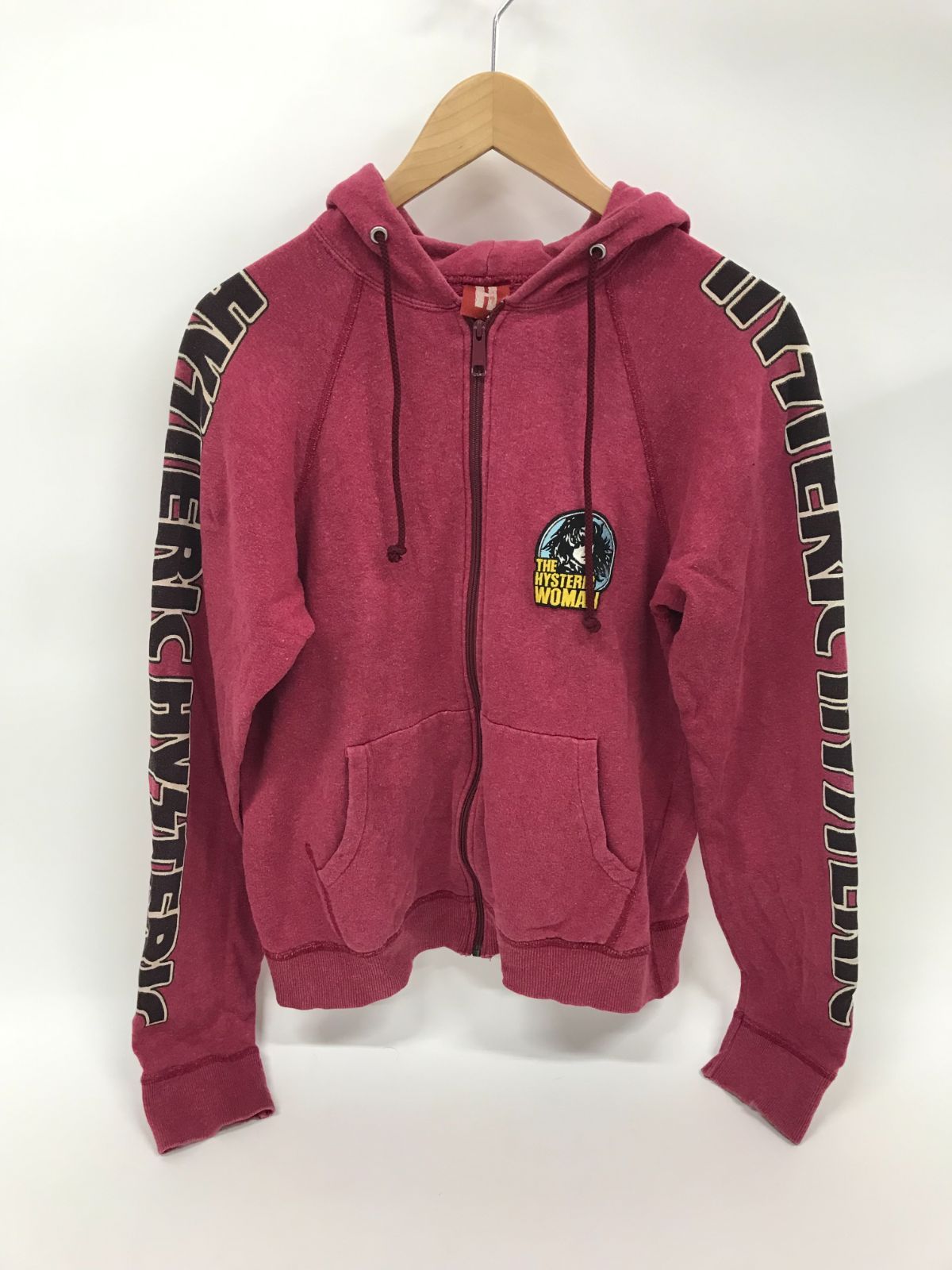 HYSTERIC GLAMOUR　アームプリント　フーディー　Hタグ HYSTERIC GLAMOURアームプリントフーディーHタグ