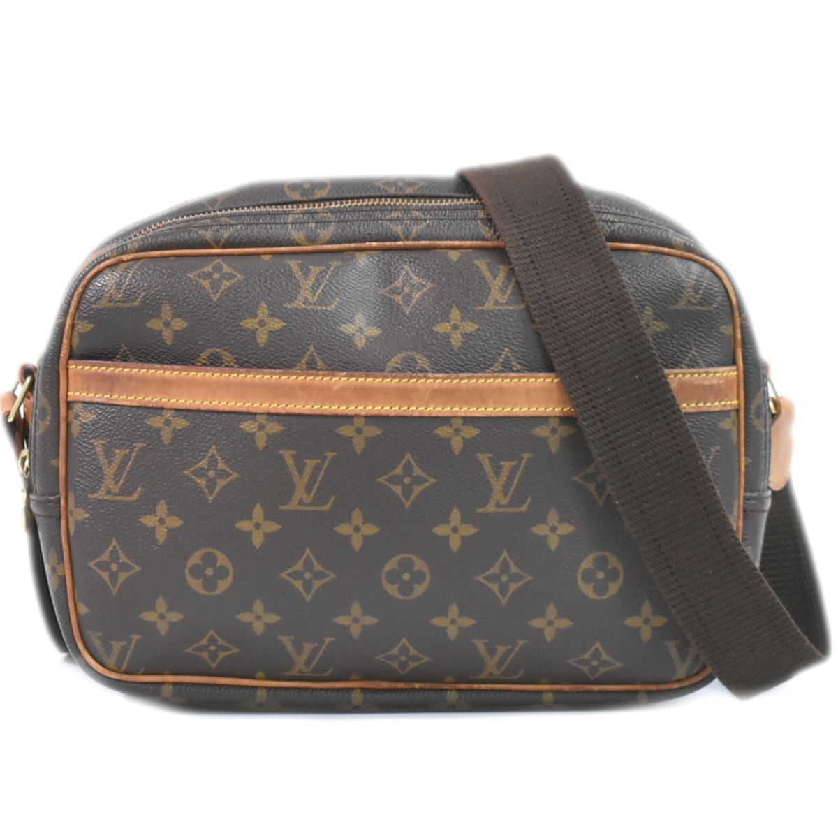 本物 ルイヴィトン LOUIS VUITTON LV リポーター PM モノグラム ...