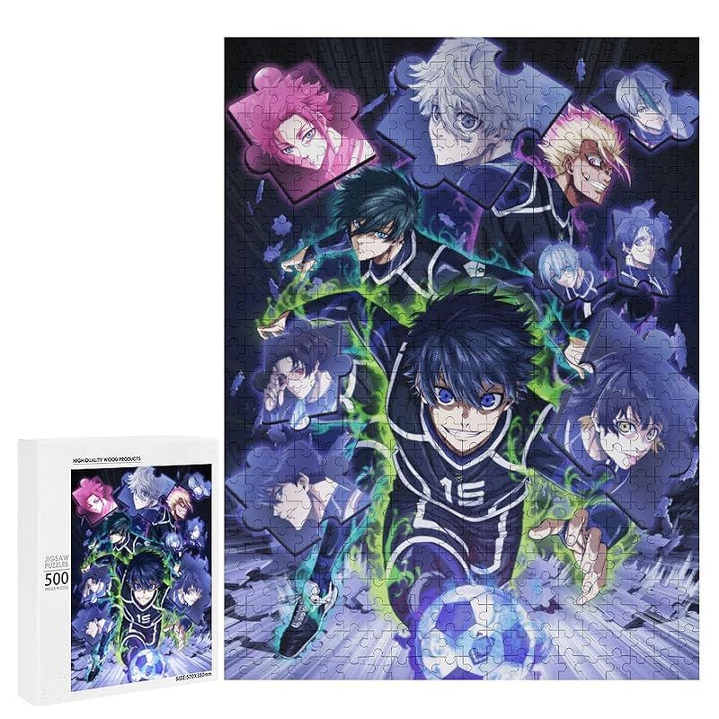 ブルーロック ジグソーパズル 500ピース 益智減圧玩具 木製パズル