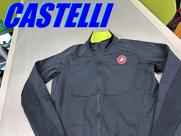 テルスポ イチ推し!! !! CASTELLI WINTER CYCLE JACKET size M WINDSTOPPER カステリ ウィンター サイクルジャケット ロード ミニベロ クロス ピスト MTB 同梱発送承り中!! M-1280