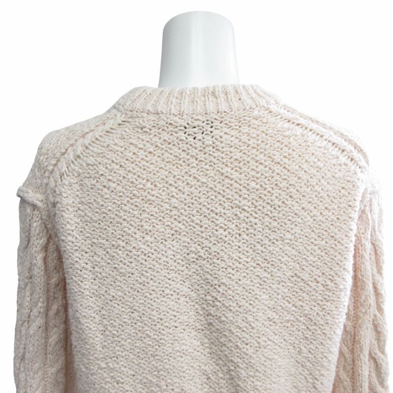 アクネ ストゥディオズ Acne Studios HILA CABLE SWEATER ヒラケーブル セーター ケーブルニット 長袖 イタリア製 白系 アイボリー XS アクネ ストゥディオズ Acne Studios HILA CABLE SWEATER ヒラ