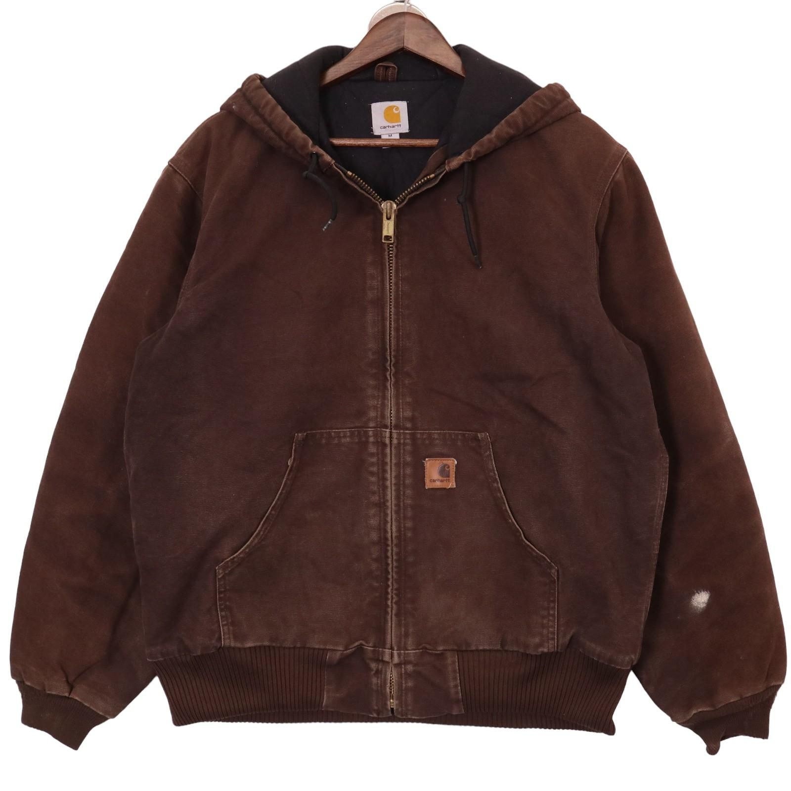 00年代 Carhartt カーハート アクティブジャケット ワーク ブラウン 