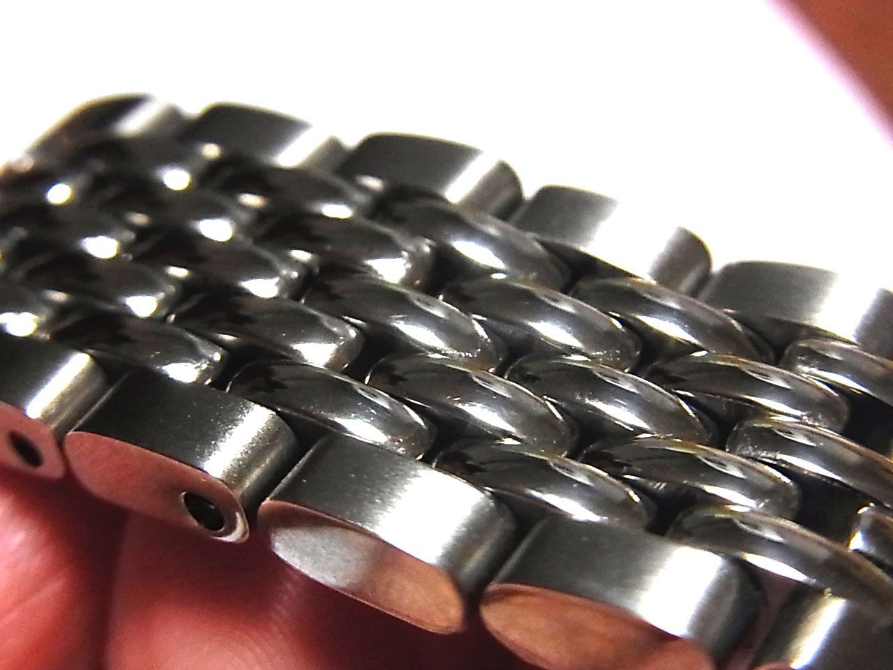 ライスブレス 7連無垢 高級シングルバックル スクリューピン 2WAY