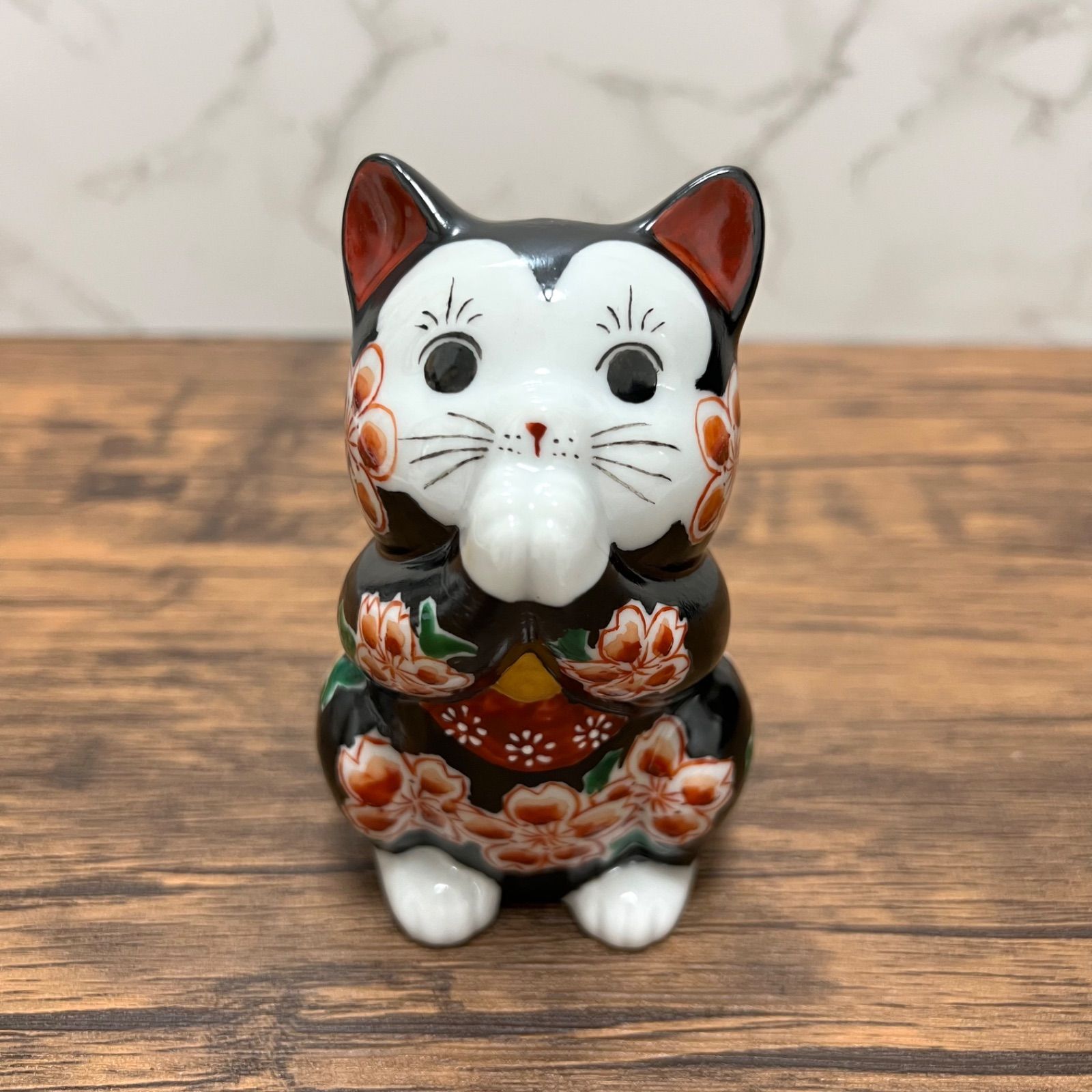 九谷 八幡窯＊招き猫＊8号＊値下げ可能！ 【公式通販】