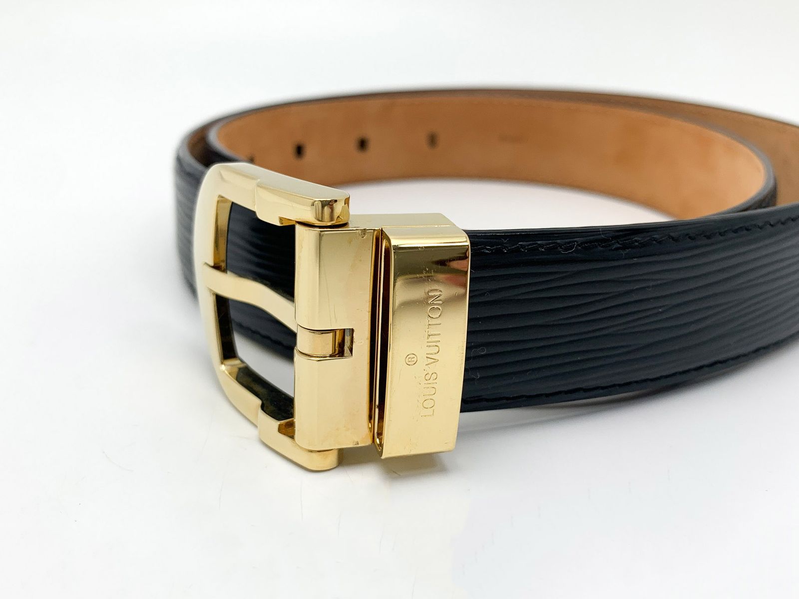 LOUIS VUITTON ルイヴィトン エピ ノワール 黒 ゴールド金具 サン