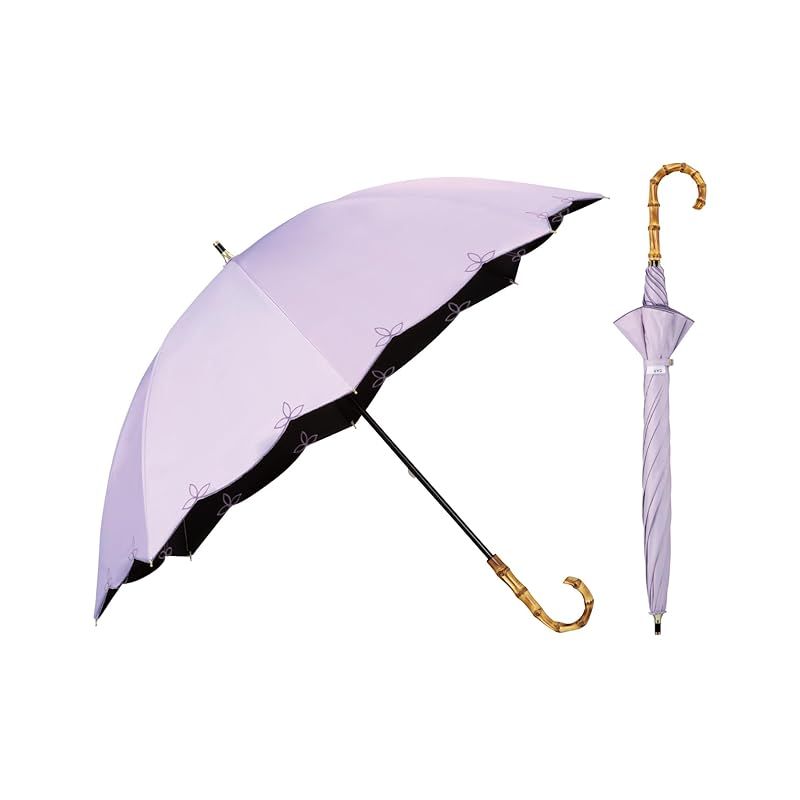 ANNA SUI アナスイ 遮光 晴雨兼用傘 長傘 日傘 花柄 パープル ANNA SUI アナスイ 遮光 晴雨兼用傘 長傘 日傘 花柄 パープル ANNA SUI