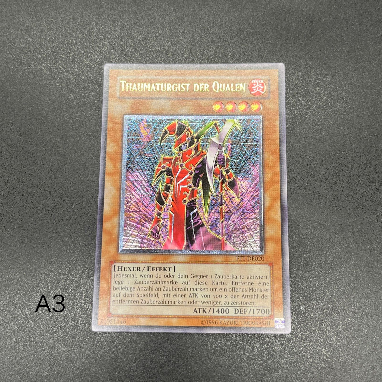PSA10】遊戯王 ブラッド・マジシャン 煉獄の魔術師 旧レリーフ 【公式
