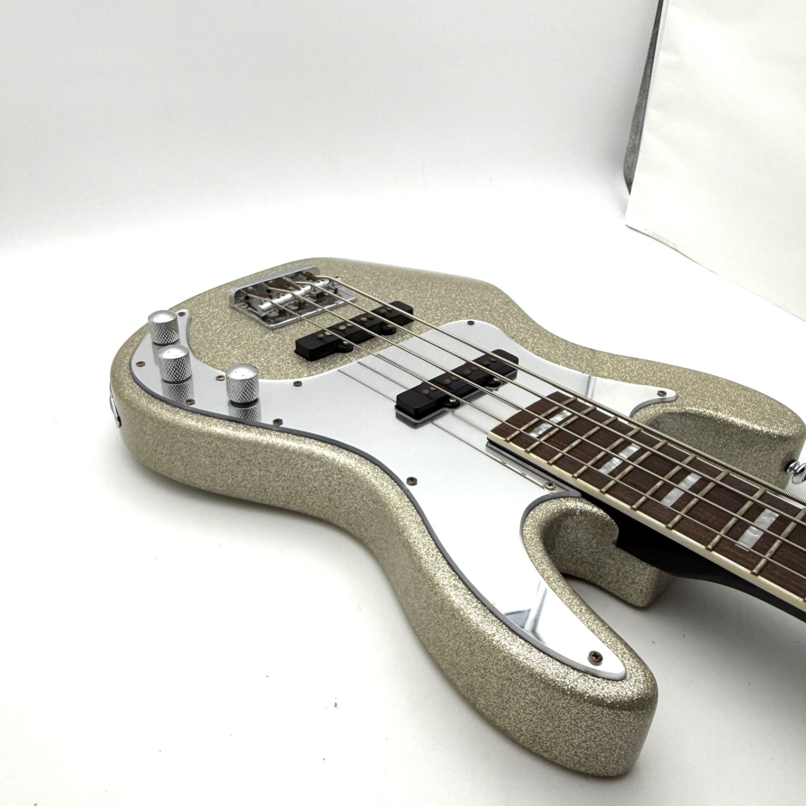 GrassRoots G-AK-70 シド明希モデル エレキベース シルバースパークル