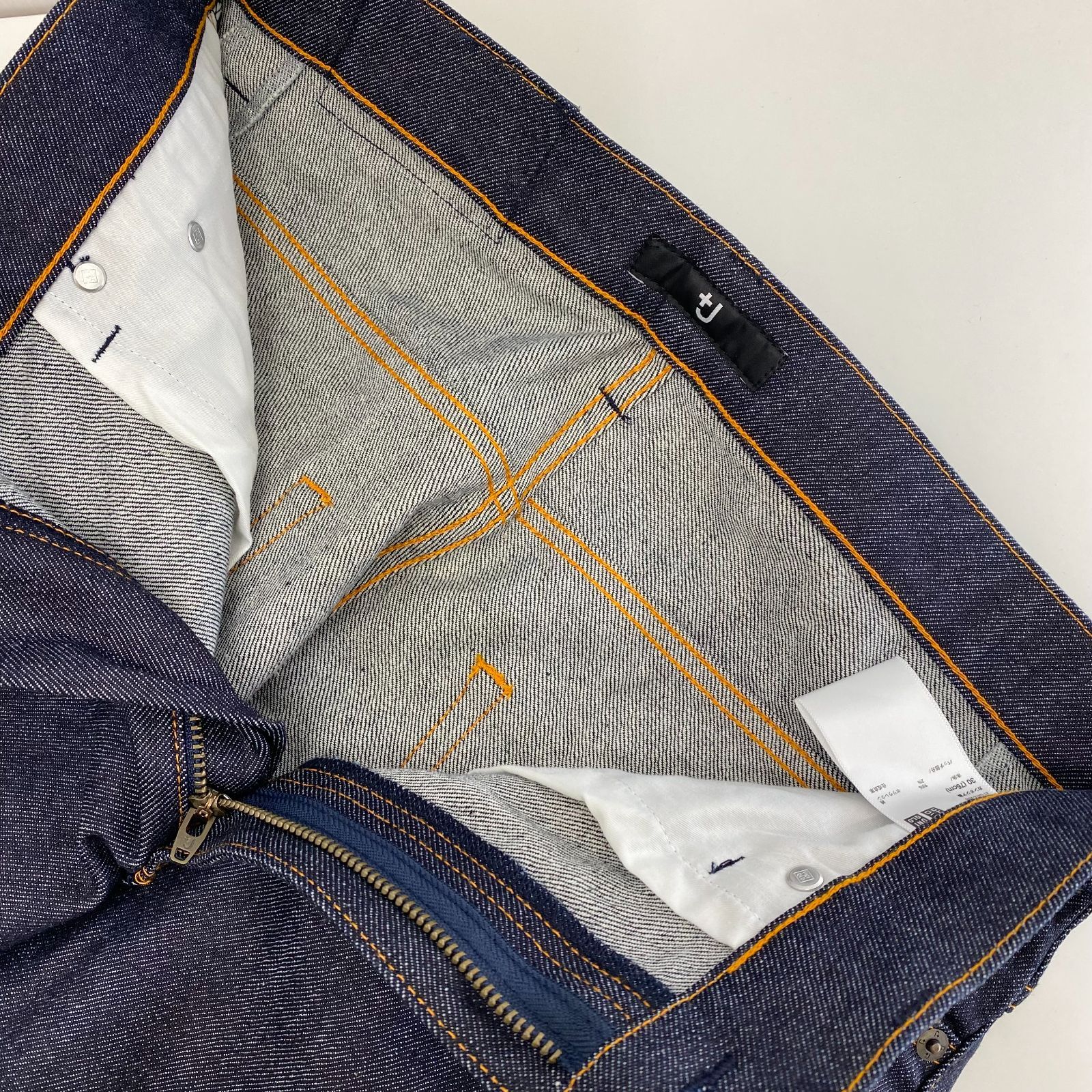 UNIQLO×+J（23）セルビッジストレートジーンズ＊ストレッチ＊ジルサンダー UNIQLO×+J（23）セルビッジストレートジーンズ＊ストレッチ