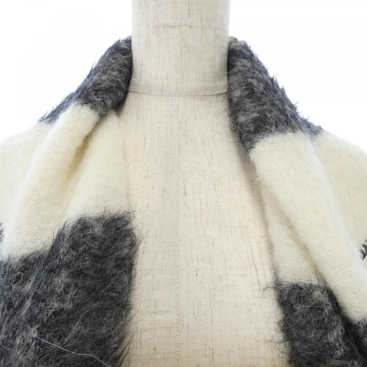 マルニ MARNI MUFFLER MARNI (マルニ) モヘヤ ストライプ マフラー