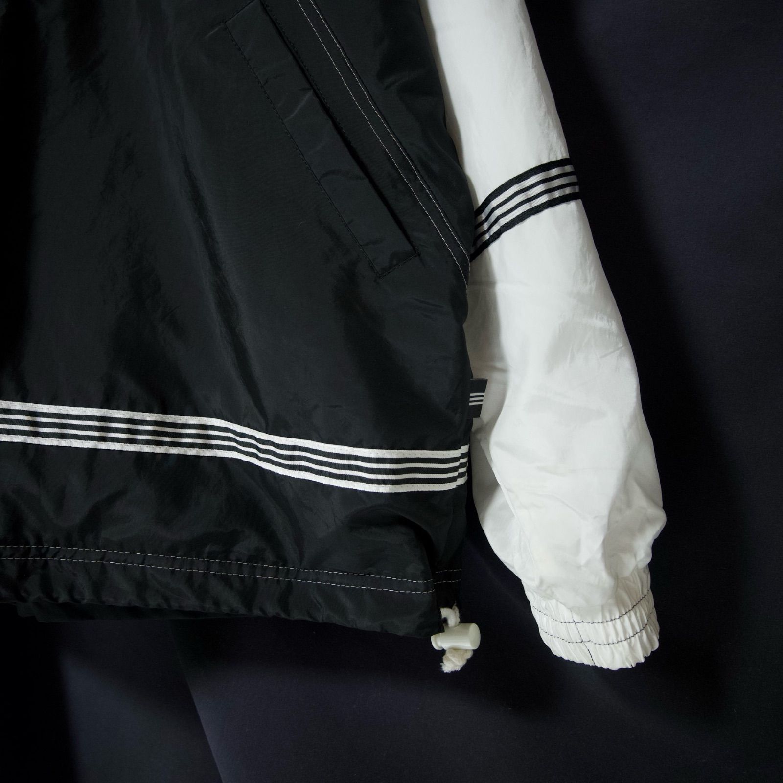 90s アディダス デサント トラックジャケット セットアップ ハーフジップ L 90s Adidas DESCENTE Setup Trefoil Track Jacket Pants 90年代