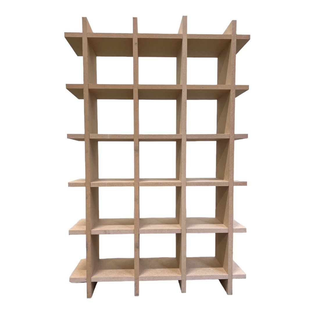 パズルボード オープンラック 組み立て式 収納棚 diy MDF-P-05