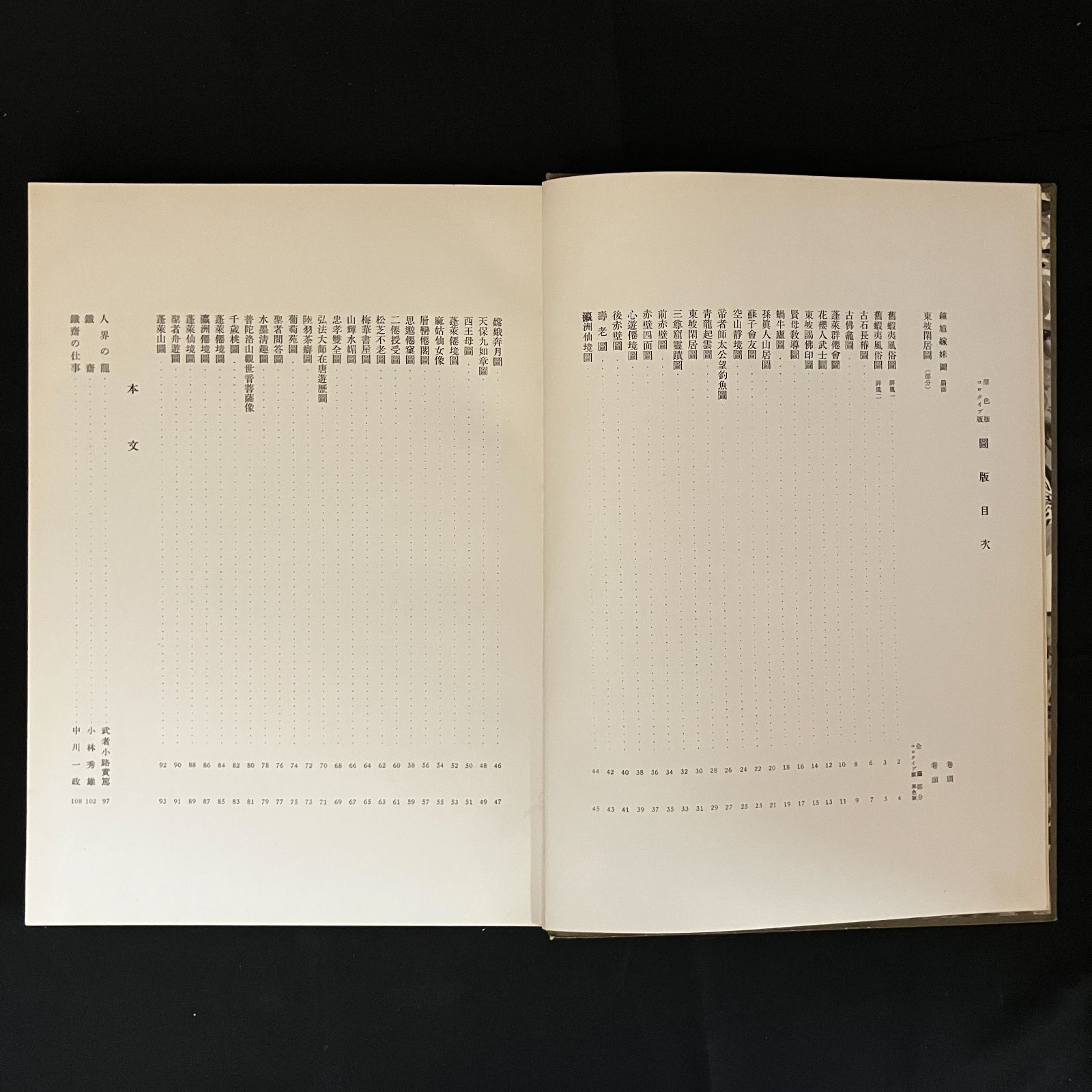 富岡鉄斎画集「鐵齋」座右版 筑摩書房 1957年 監修：武者小路