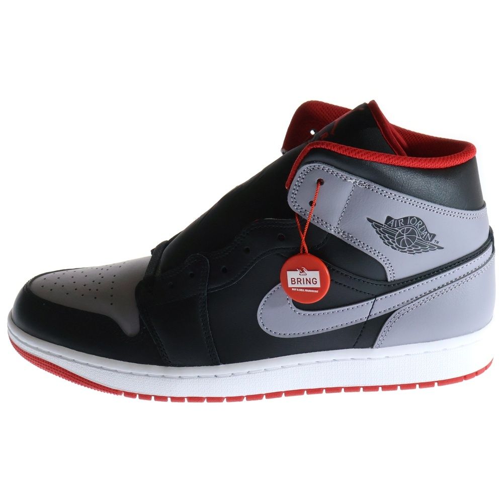 NIKE (ナイキ) AIR JORDAN 1 MID BLACK CEMENT GREY DQ8426-006