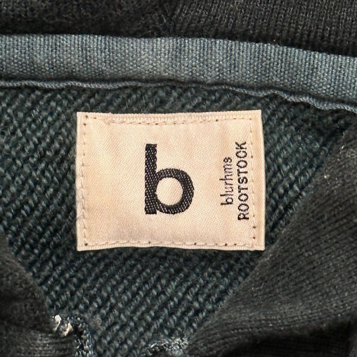 blurhms ROOTSTOCK Bshop 別注 ジップスウェットパーカー