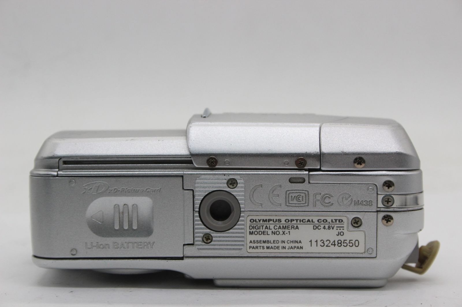 【返品保証】 オリンパス Olympus Camedia X-1 3x バッテリー コンパクトデジタルカメラ v512