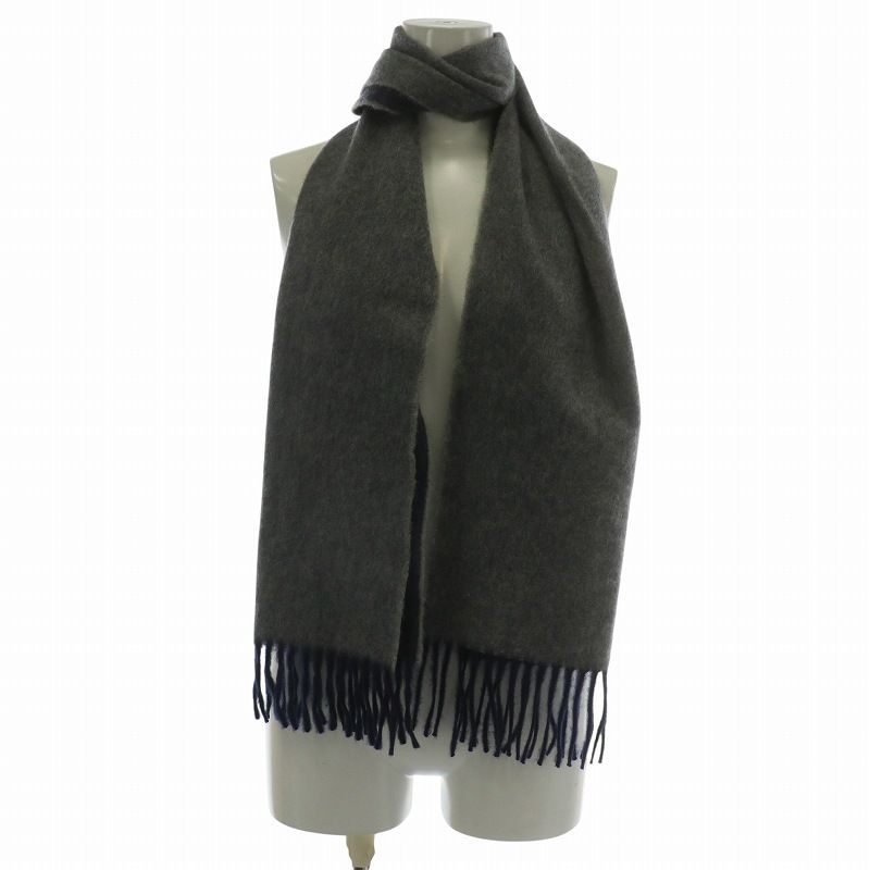 ベグアンドコー Begg&Co カシミヤ100% マフラー ストール フリンジ