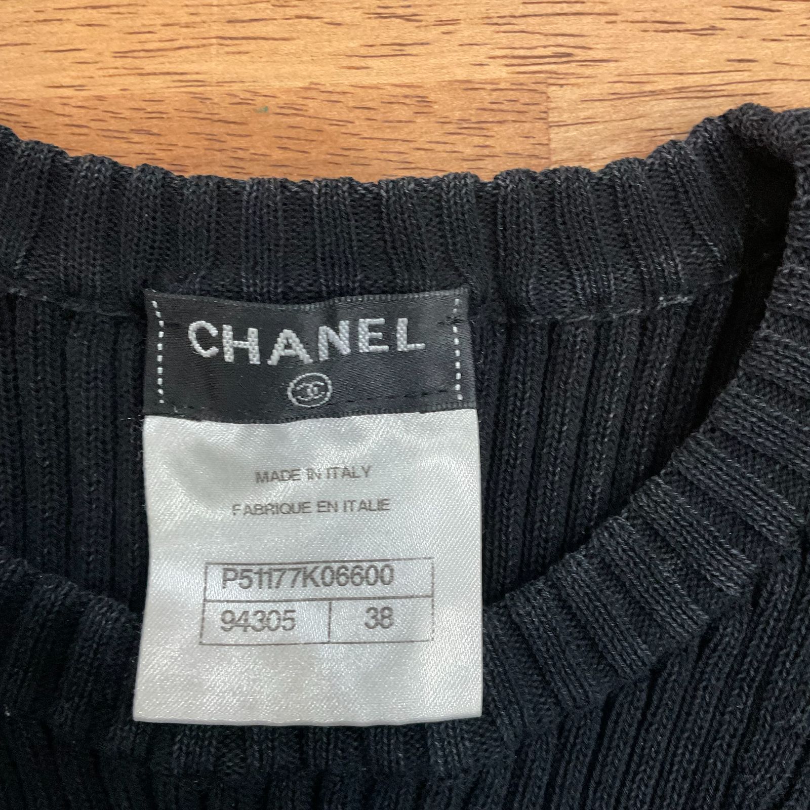 極上美品】CHANEL/シャネル スパンコールノースリーブトップス