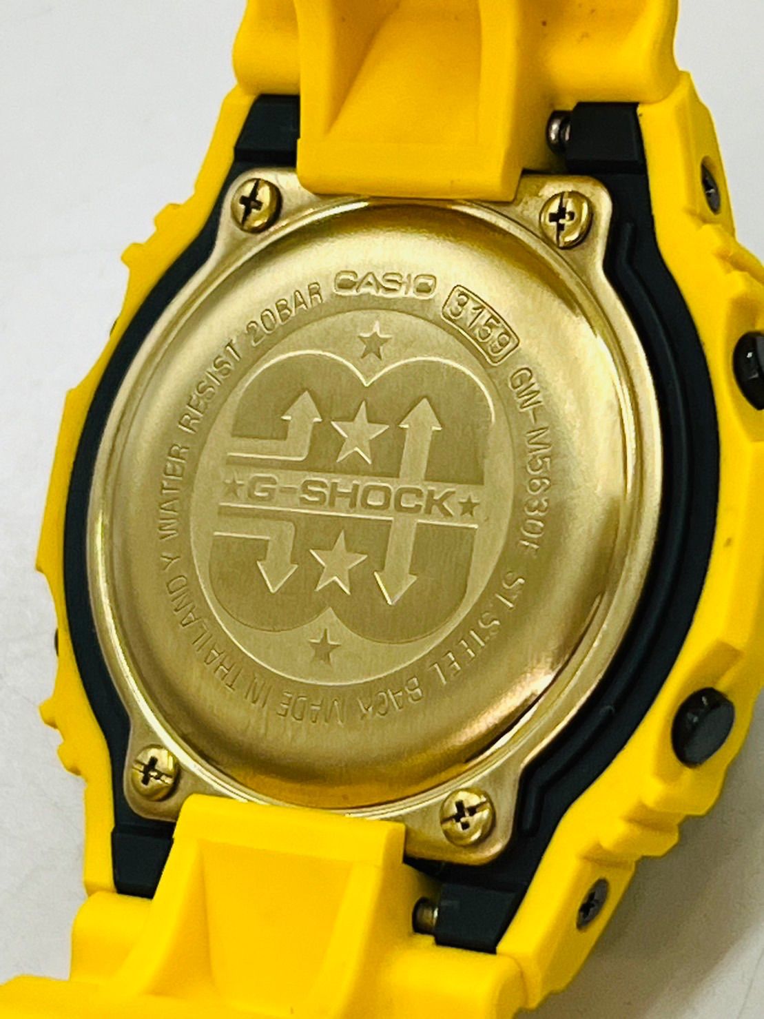 超美品 「G-SHOCK 30周年記念限定モデル品」ライトニングイエロー 