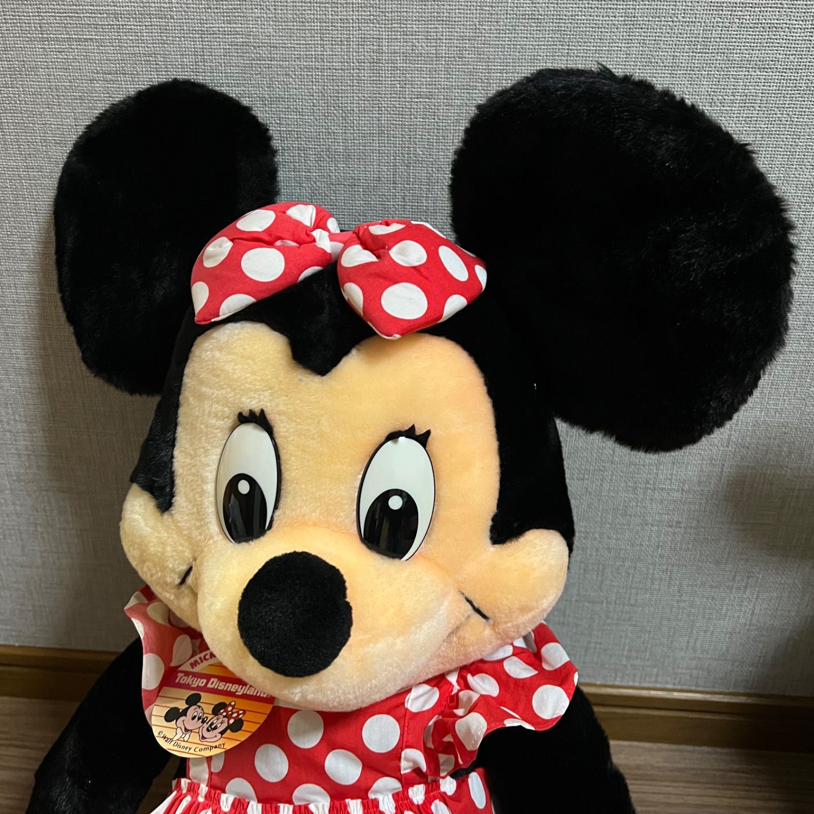 東京ディズニーランド ミッキーミニーぬいぐるみ 日本製 ヴィンテージ