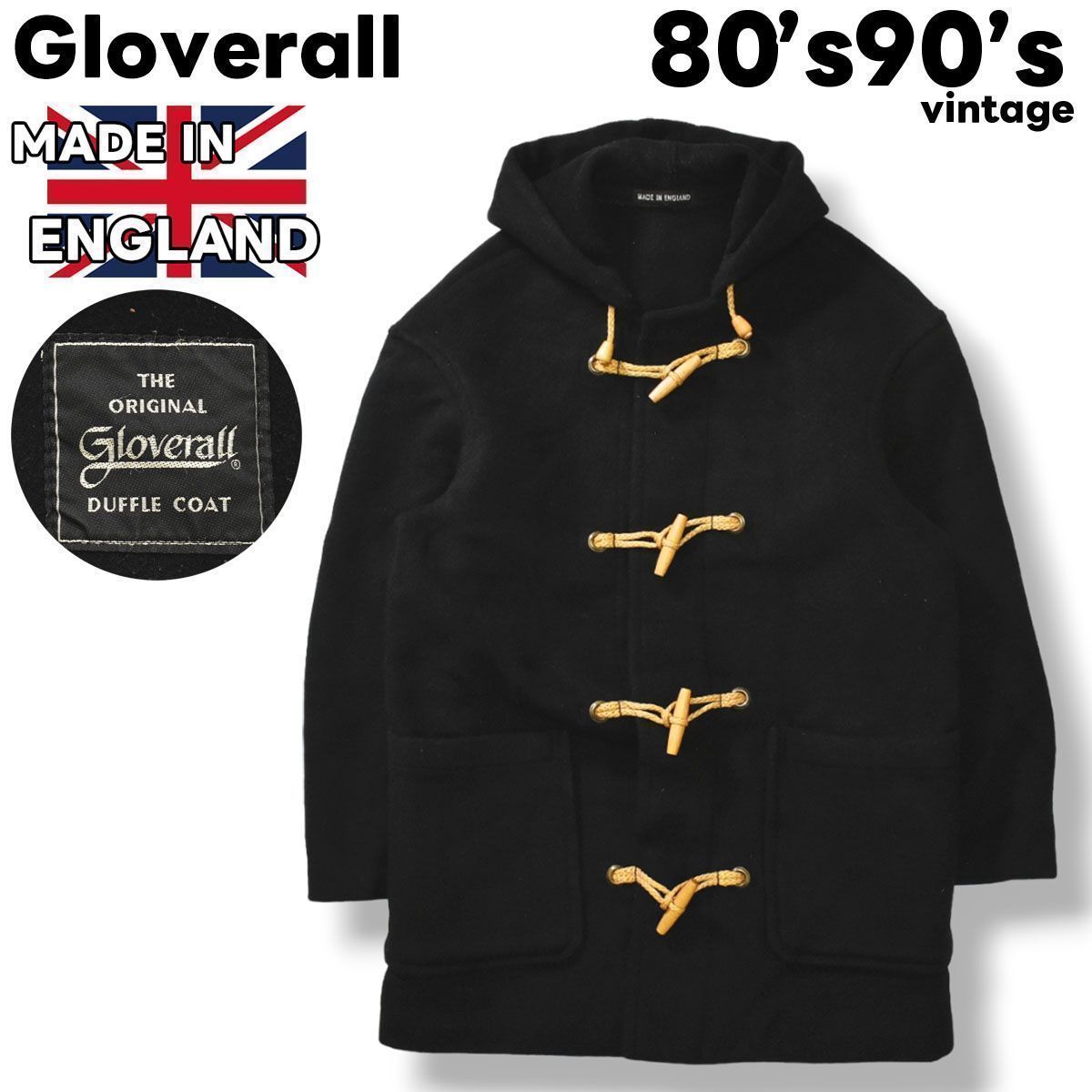 80s-90s Gloverall ダッフルコート England製ヴィンテージ 希少】 80s90sヴィンテージ 英国製 グローバーオール Gloverall