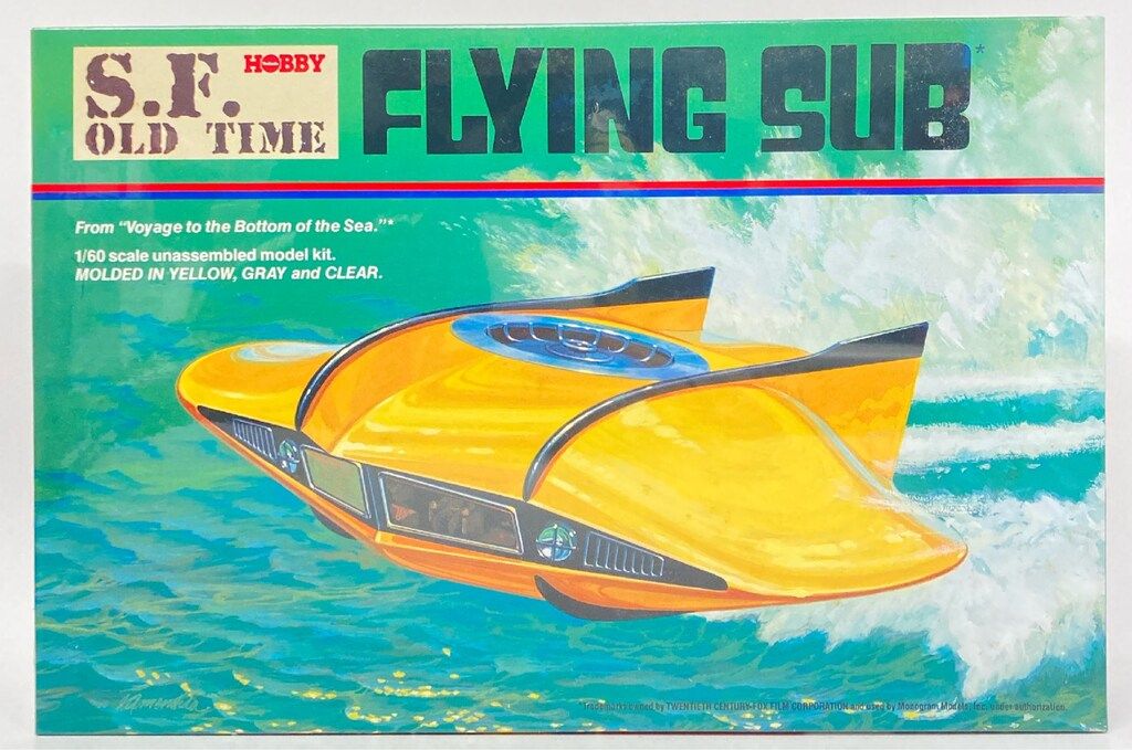 ツクダホビー PLASTIC MODEL KIT VOYAGE TO THE BOTTOM OF THE SEA FLYING SUB 1/60スケール