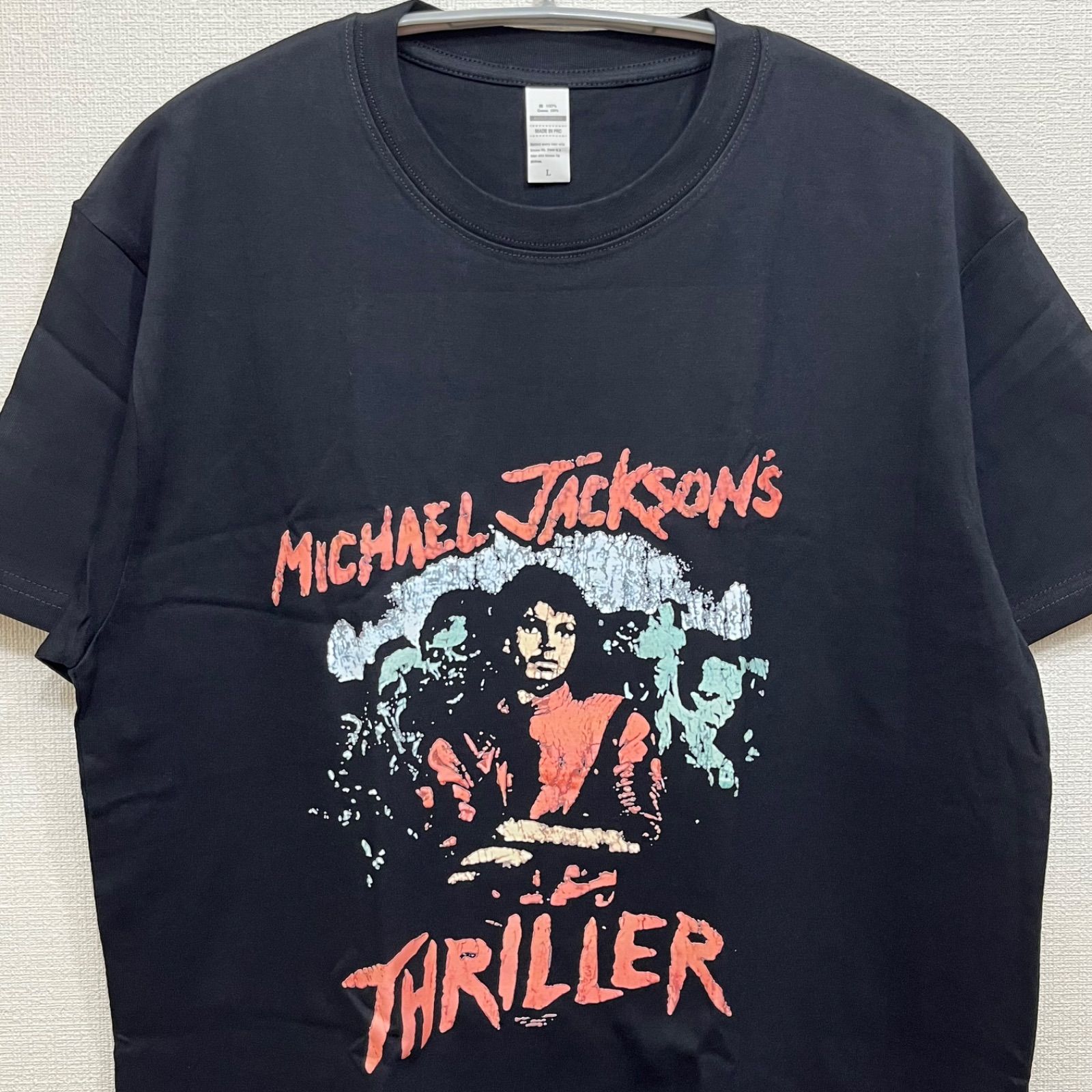 新品 マイケルジャクソン スリラー バンドTシャツ ミュージックT