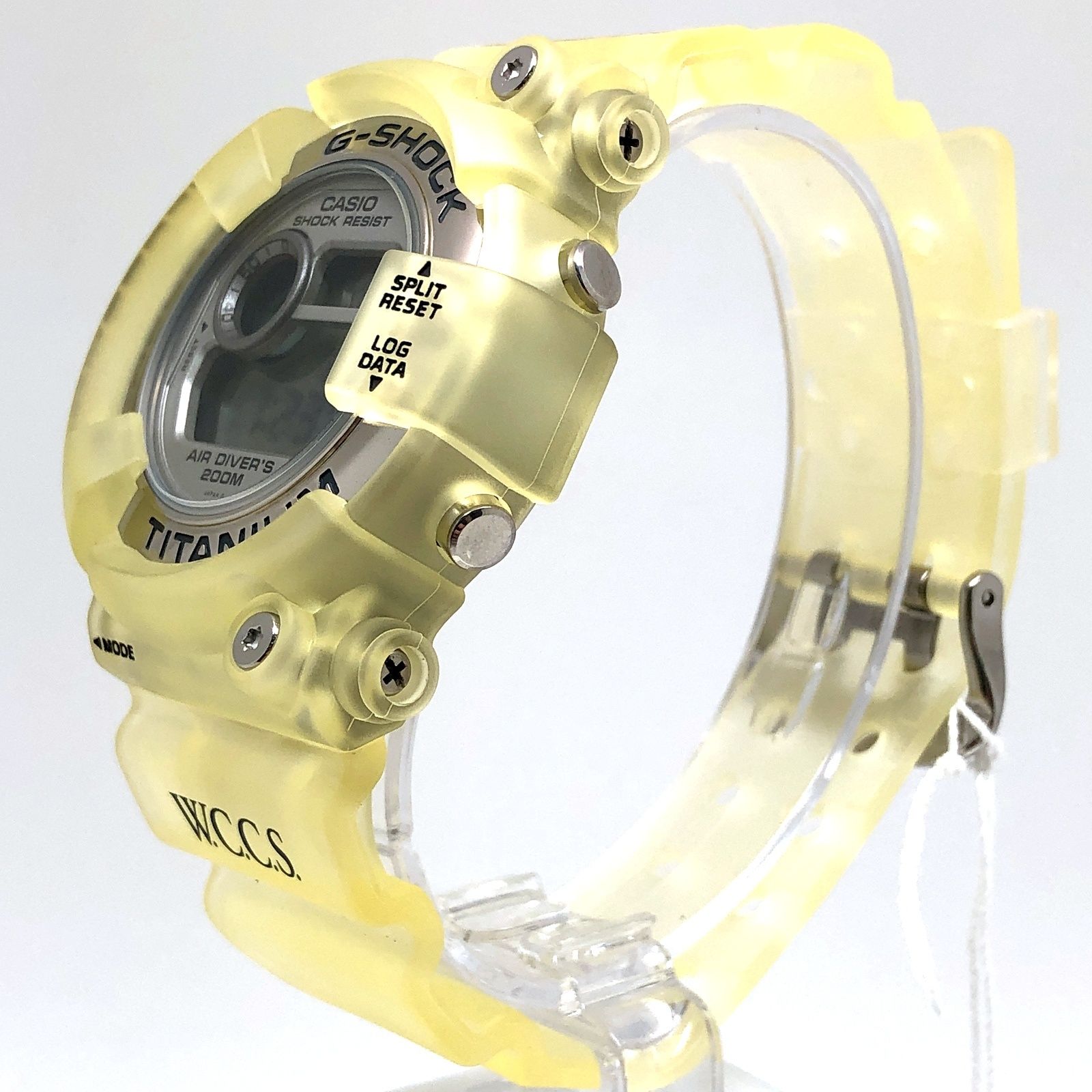 極美品 G-SHOCK DW-8201WC フロッグマン トリプルマンタ DW-8201WC-8T W.C.C.S. フロッグマン 黒ロゴ トリプルマンタEL