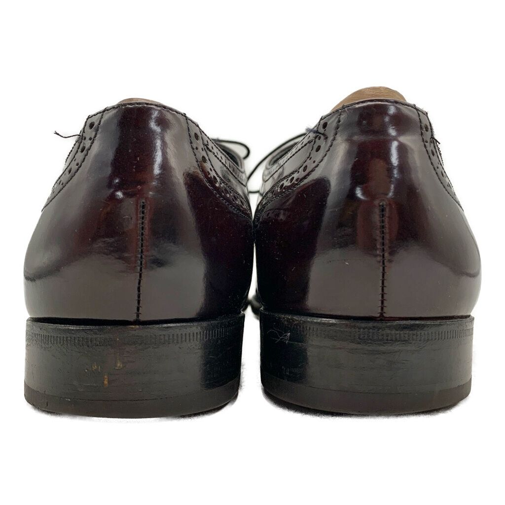 FLORSHEIM フローシャイム ウィングチップ レザーシューズ ワイン