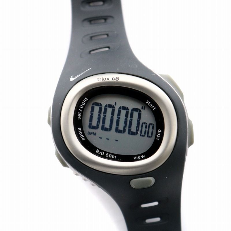 ナイキ NIKE TRIAXC5 腕時計 クォーツ デジタル 心拍数モニター ダークグレー SM0015 SMA007 /AQ GY18