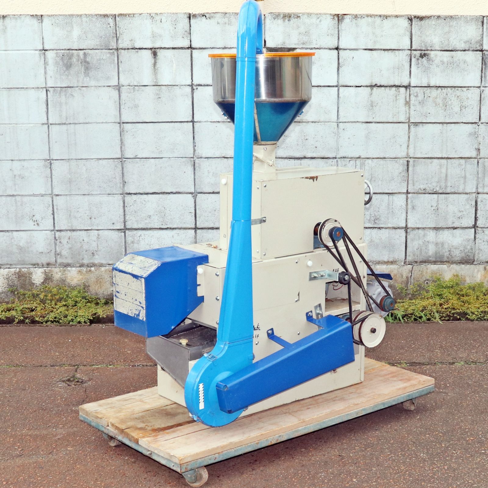 新潟発 国光 玄そば脱皮機 SP-5M型 中古 三相200V 動作確認済 ソバ