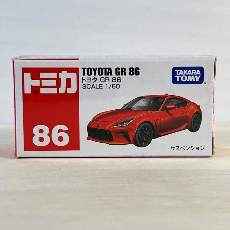 トミカ ミニカー No.86 トヨタ GR 86 箱 トミカシリーズ タカラトミー