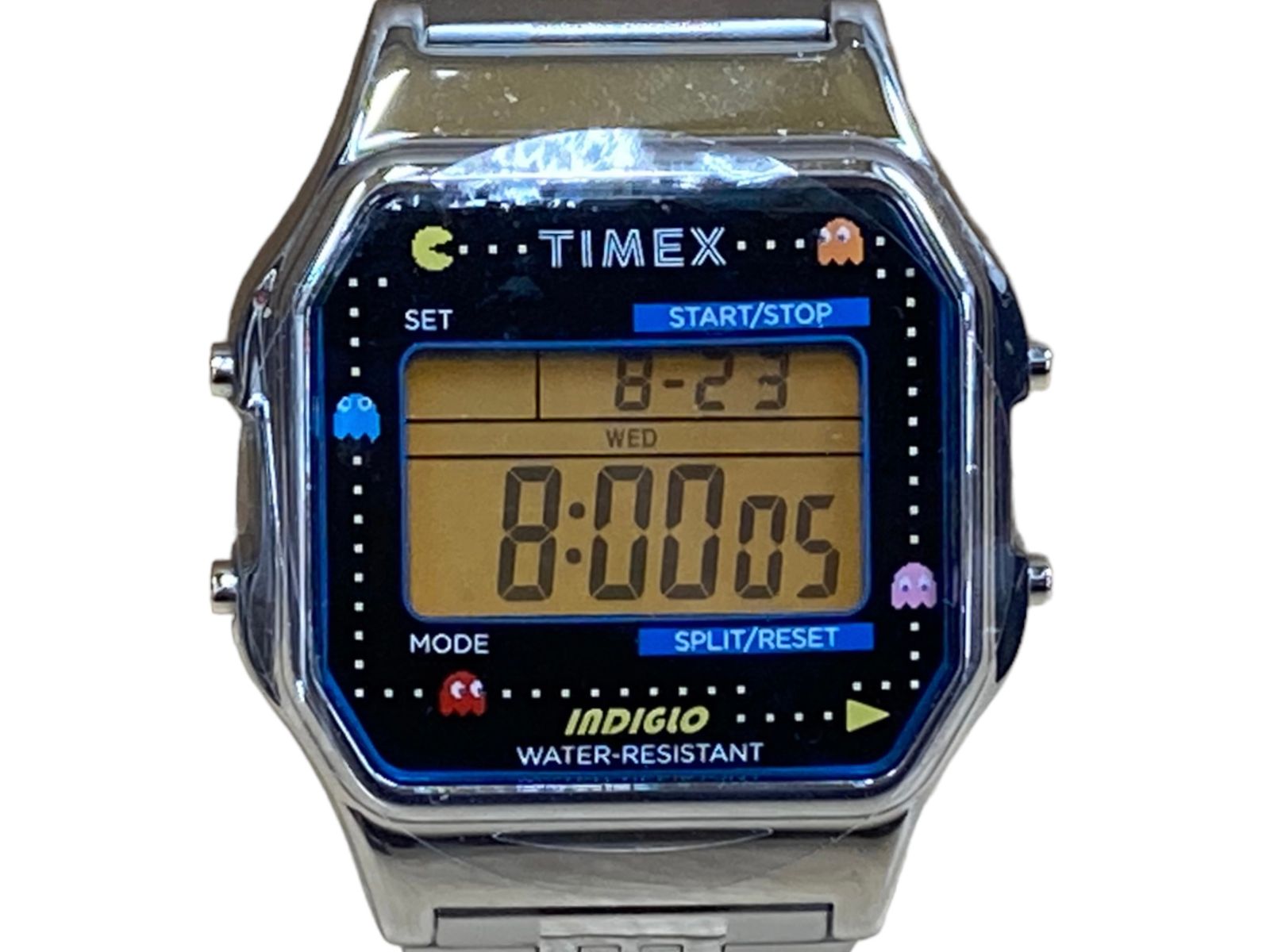 TIMEX 新品未使用品 PAC-MAN T80 デジタル シルバー-