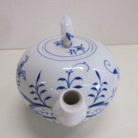 マイセン MEISSEN ブルーオニオン ティーポット 大型 ドイツ 1級品 