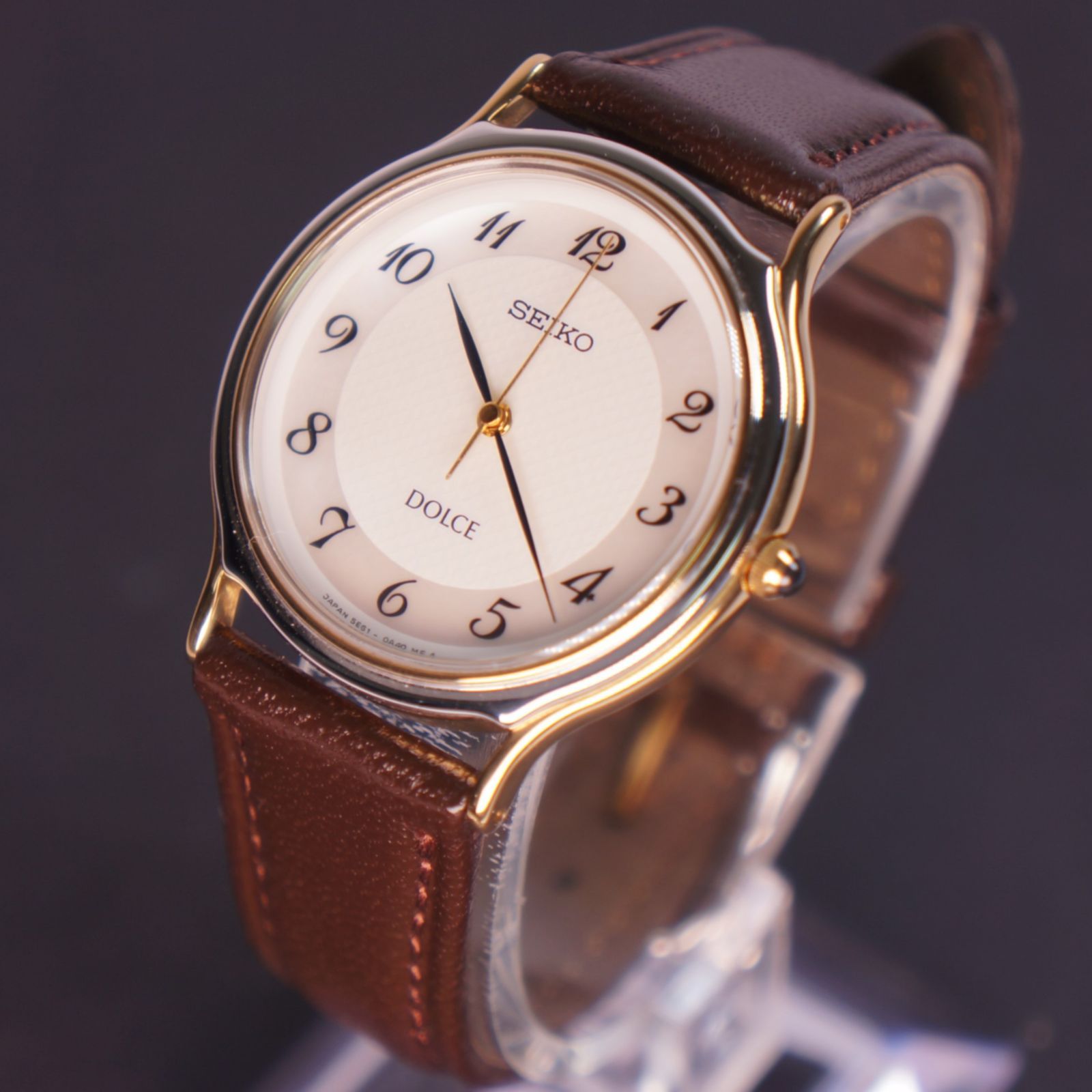 稼働極美品】SEIKO DOLCE SADV035 新品ベルト 電池交換済 - メルカリ 稼働極美品】SEIKO DOLCE SADV035 新品ベルト 電池交換済 - メルカリ