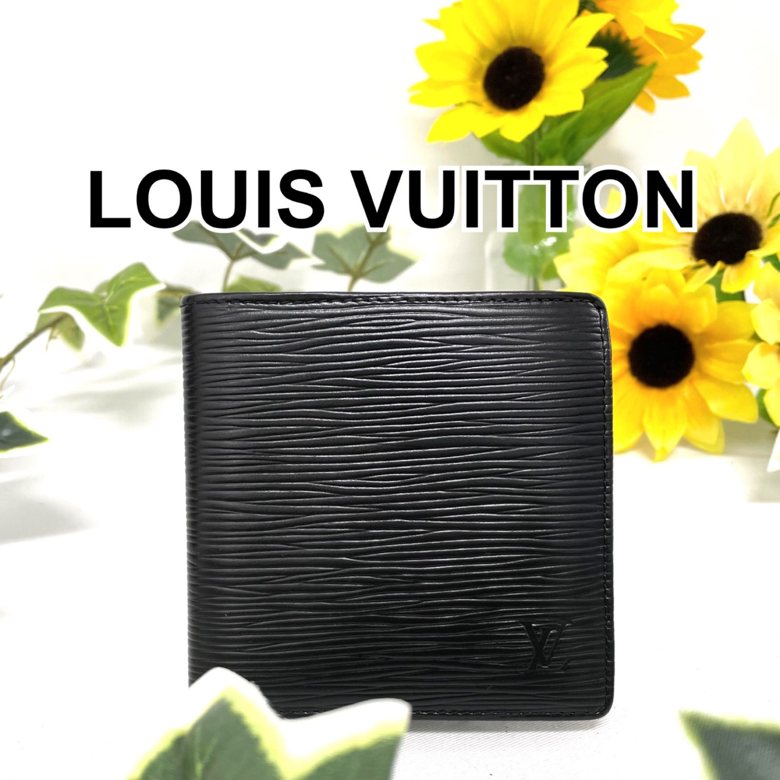 Louis Vuitton ルイヴィトン エピ ポルトビエ カルトクレディ モネ M63545 ブラック - メルカリ