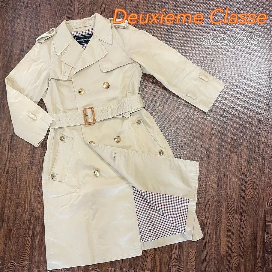 Deuxieme Classe ドゥーズィエムクラス トレンチコート ベージュ