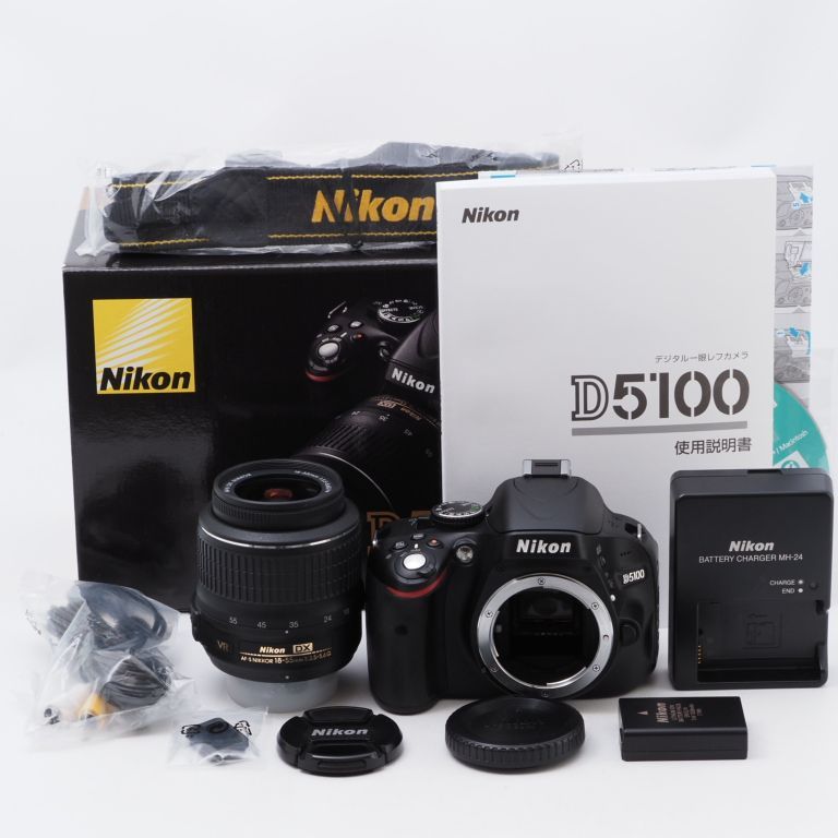 Nikon ニコン デジタル一眼レフカメラ D5100 18-55VR レンズキット