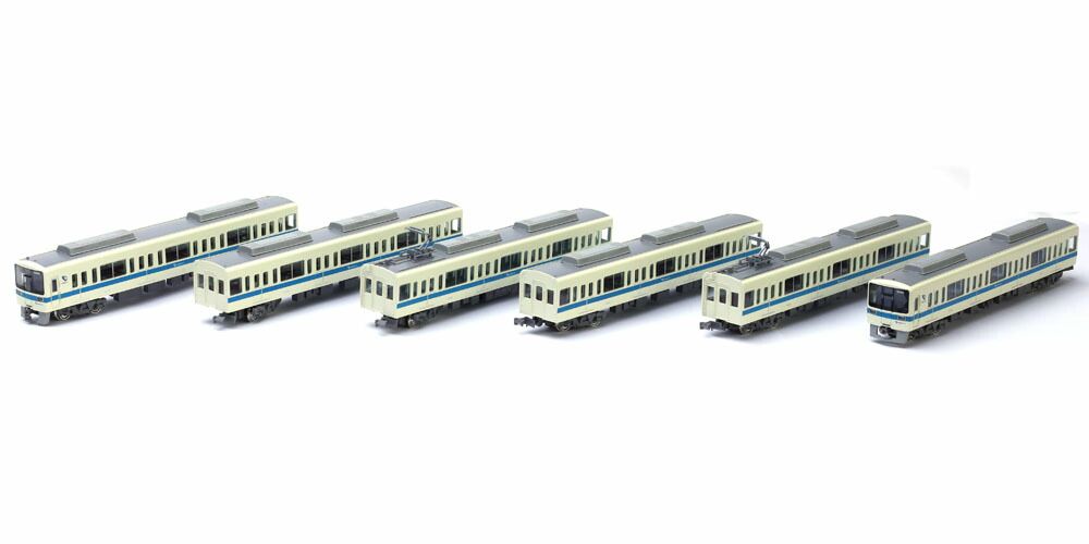 小田急8000形（更新車 白ライト）基本6両編成セット（動力付き