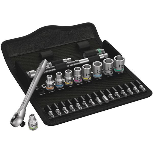 WERA ヴェラ 28点組 メタルラチェットソケット ビットソケットセット 004017 工具 ツール DIY 作業工具 道具