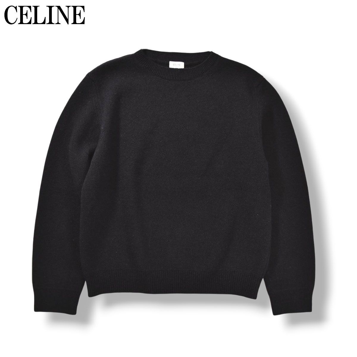 美品】 【高級】 イタリア製 セリーヌ CELINE カシミヤ混 ウール