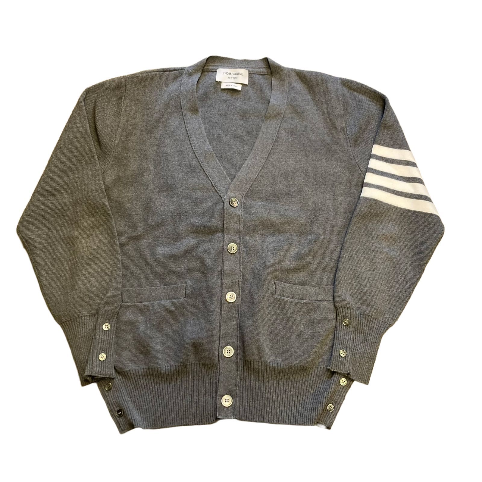 THOM BROWNE コットンカーディガン トムブラウン thom browne カーディガン（コットン ミラノ V