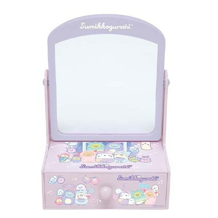 ケイカンパニー すみっコぐらし ミニドレッサー すみっこ ミラー 鏡 小物入れ おしゃれ コスメ アクセサリー かわいい ギフト 553517 