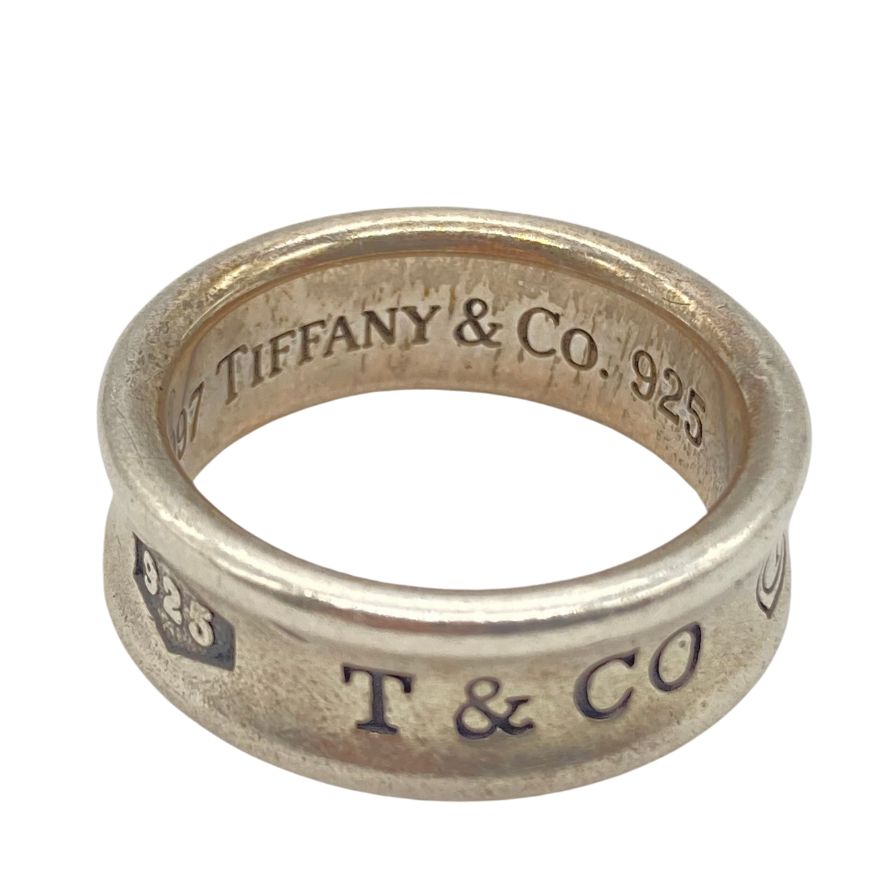 【美品】11号 Tiffany ティファニー ナローリング 1837 SV925 ティファニー 指輪 ナローリング 1837 SV925 シルバー 11号