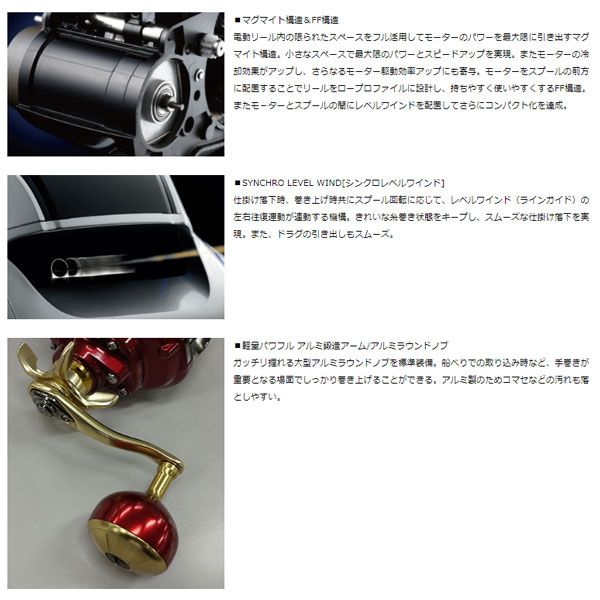 20 シーボーグ 300MJ-L(左巻き) PE4号-300m リールに巻いて発送