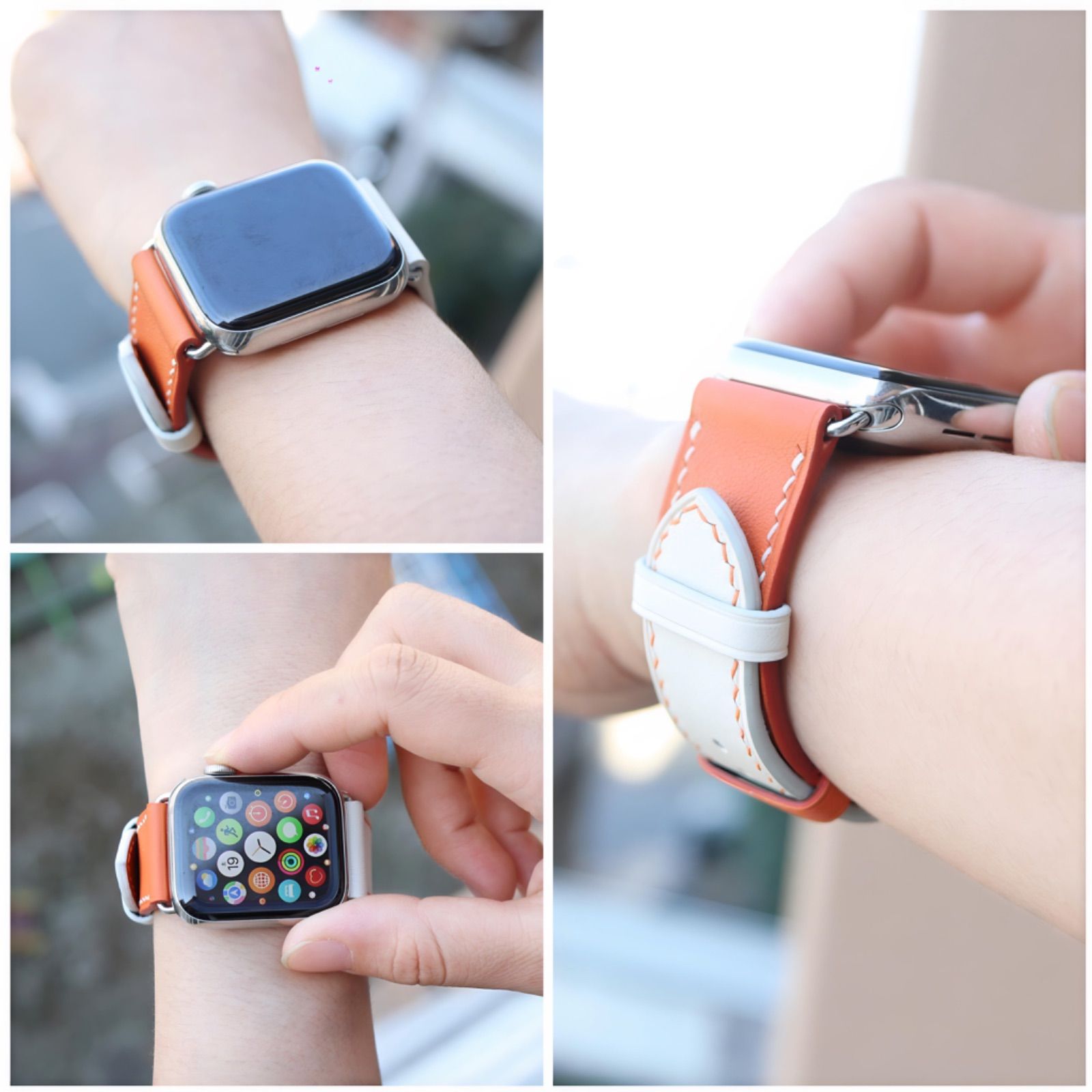 HERMES Applewatch用 レザーバンド 38mm40mm