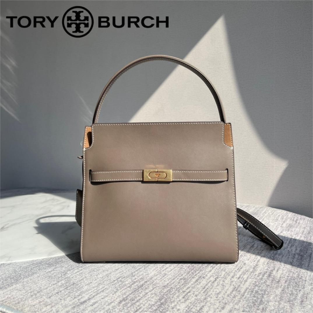 トリーバーチ バッグ Tory Burch サッチェルスモール リー ラジウィル ダブル バッグ ショルダーバッグ ハンドバッグ 中型 アウトレット品  レディース グレー #80735 - メルカリ