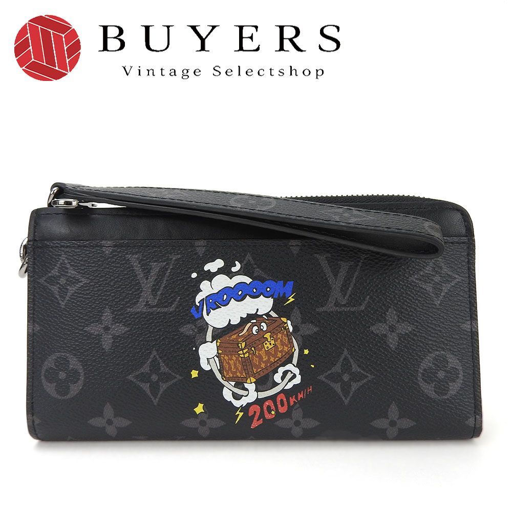 中古】ルイヴィトンL字ファスナー長財布ジッピードラゴンヌ